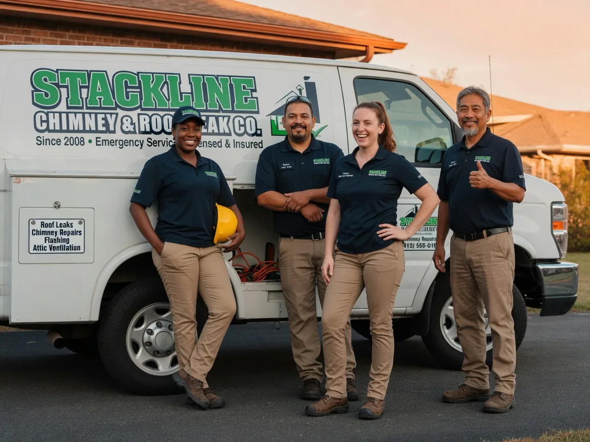 Chimney flashing repair company in Reading, KS